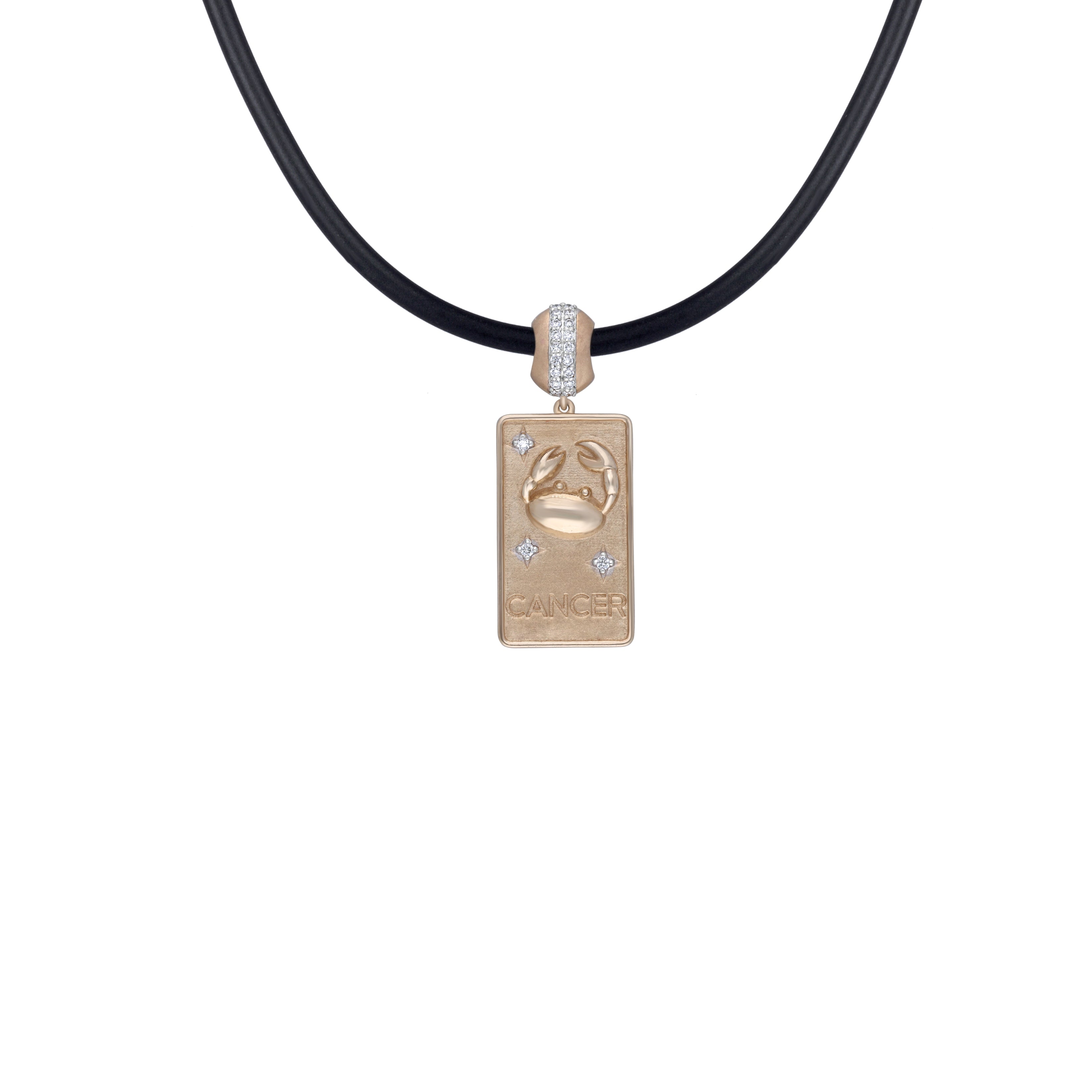Zodiac Leather Pendant