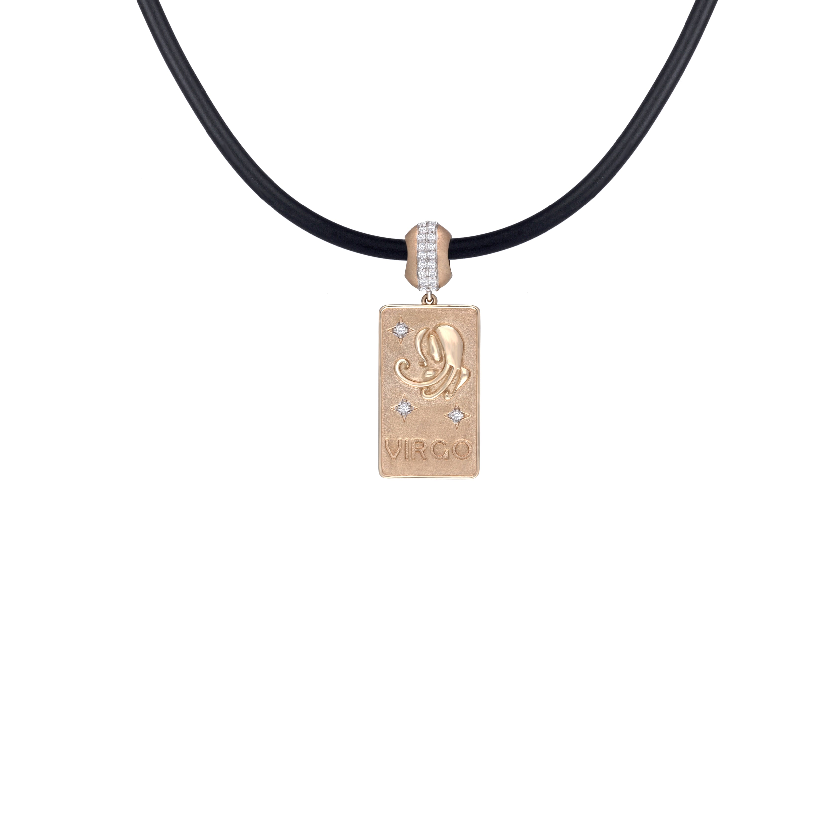 Zodiac Leather Pendant