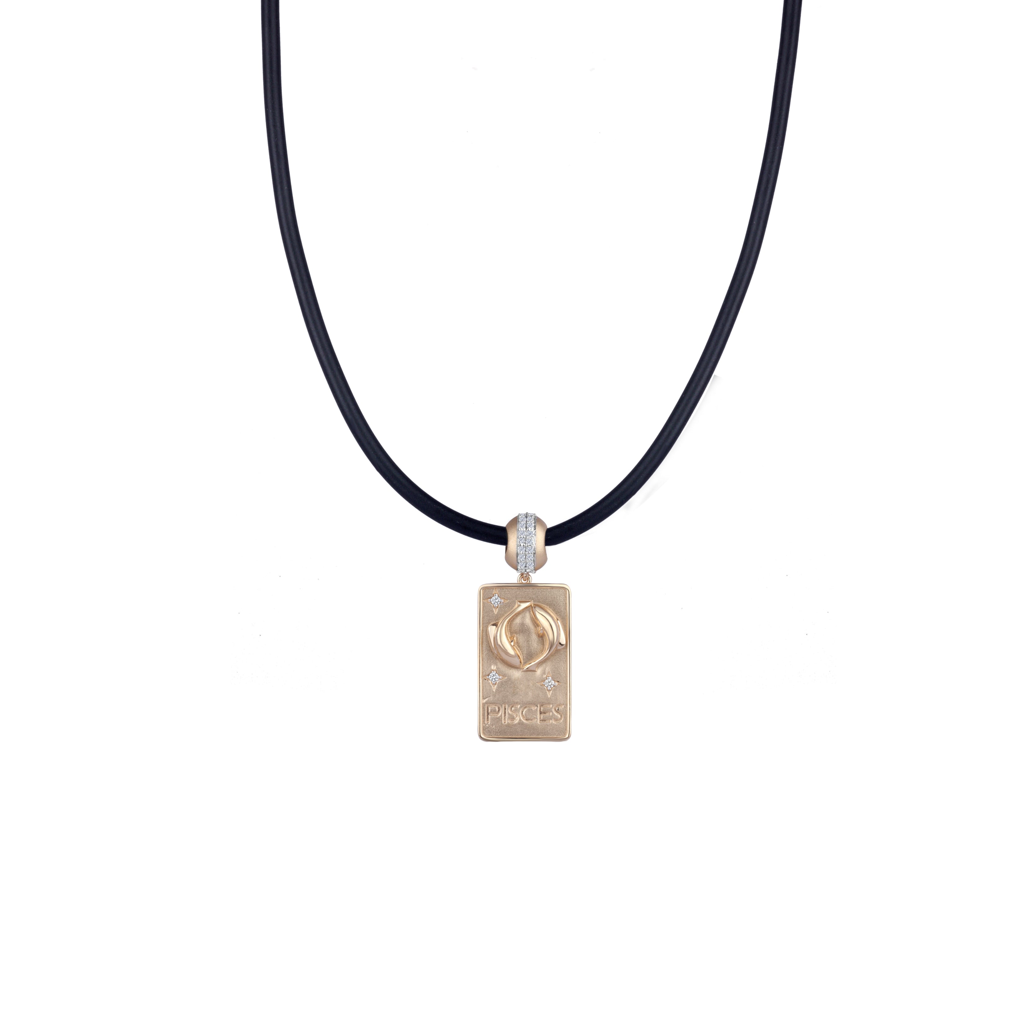 Zodiac Leather Pendant