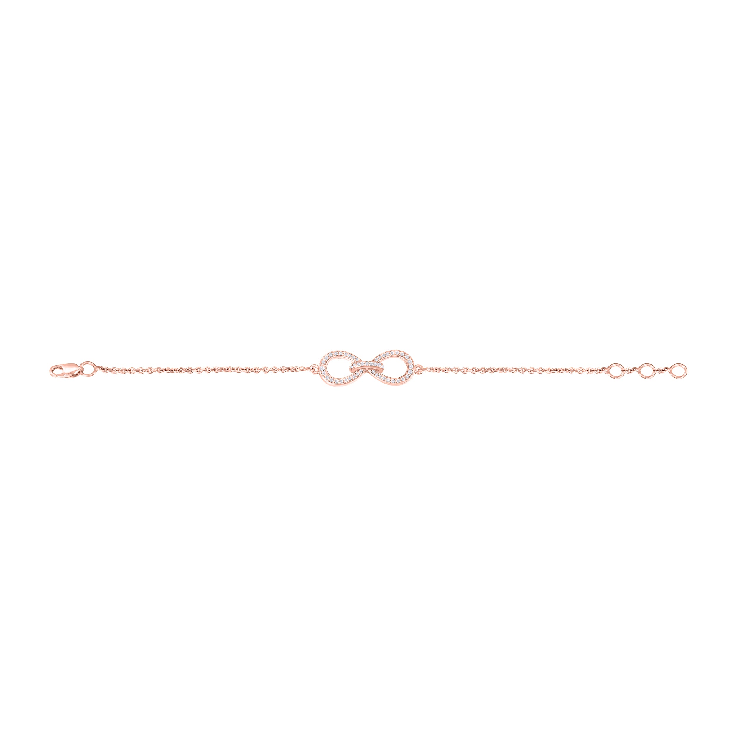 Infinity Diamond Chain Bracelet
