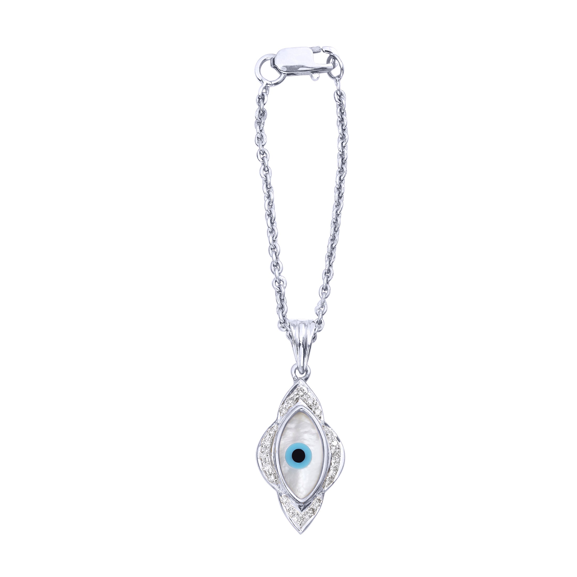 Classic Evil Eye Diamond Watch Charm