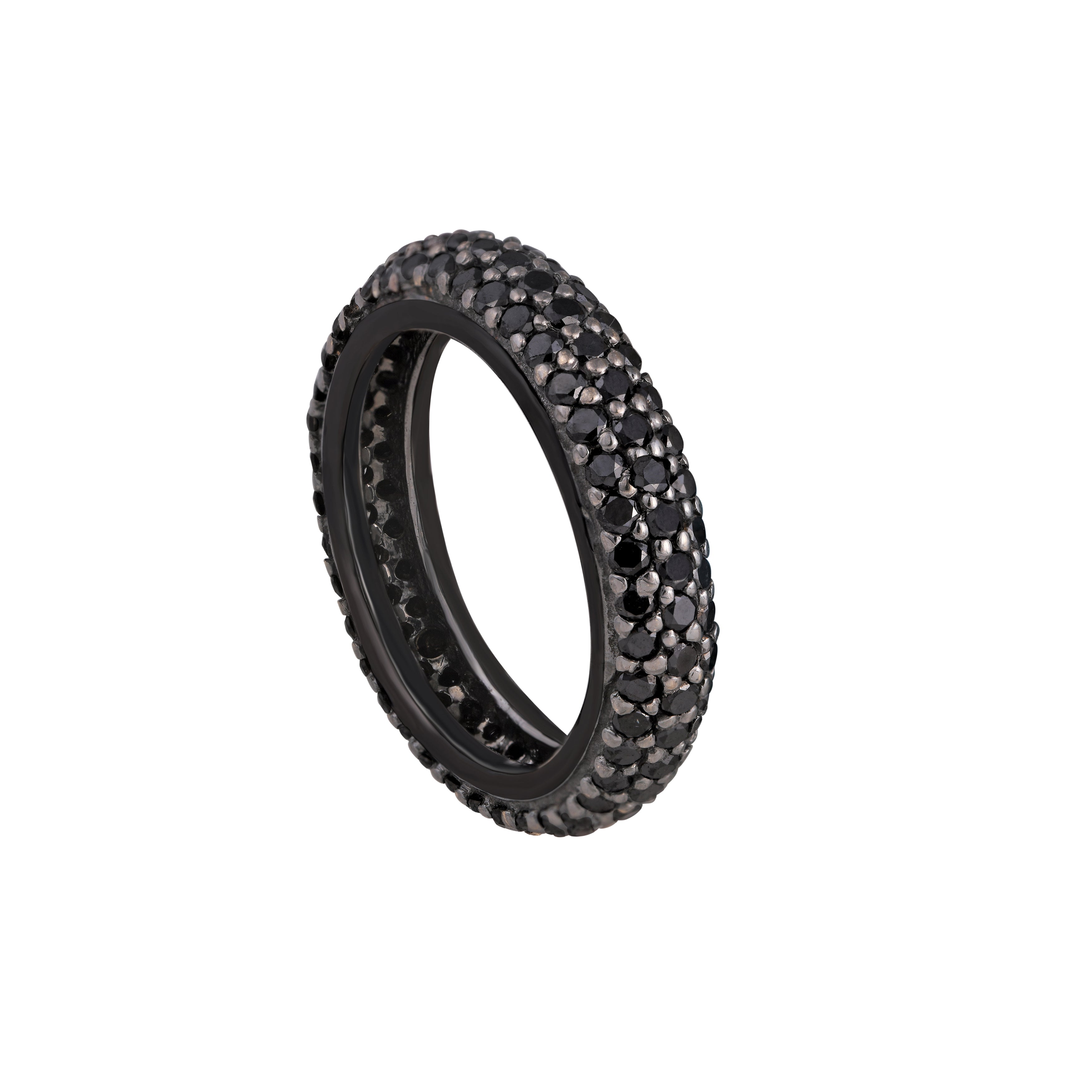 Black Diamond Stackable Classic Ring