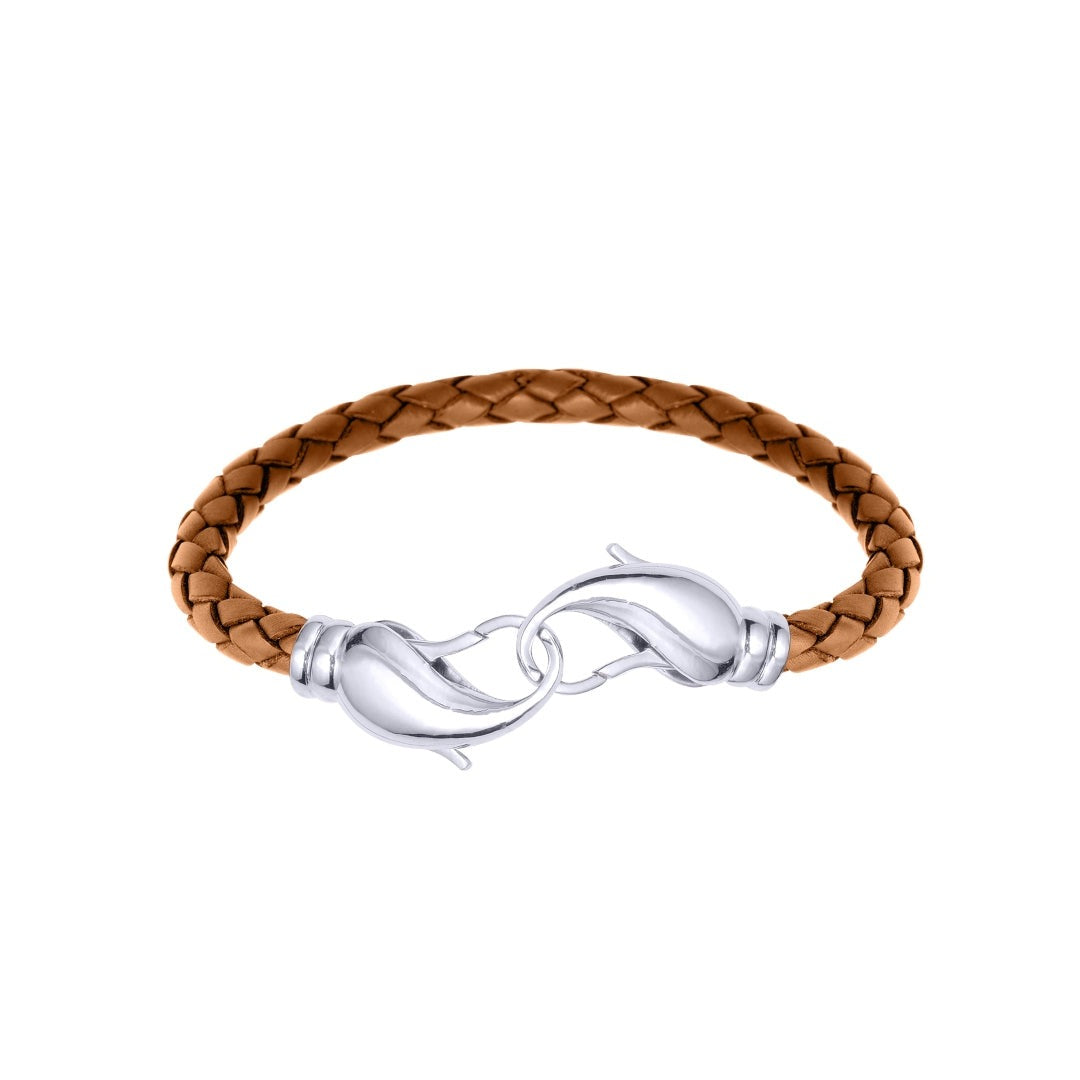 Gold Leather Bracelet