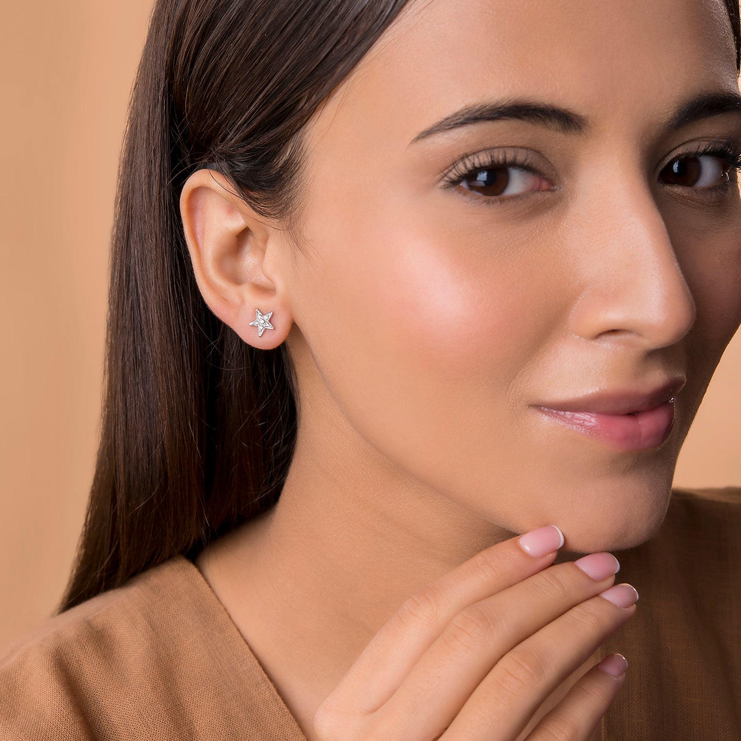 Small Star Diamond Studs