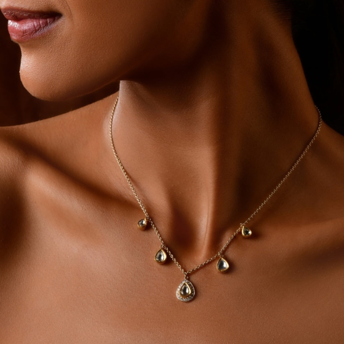 Delicate Uncut Diamond Necklace – KAJ Fine Jewellery