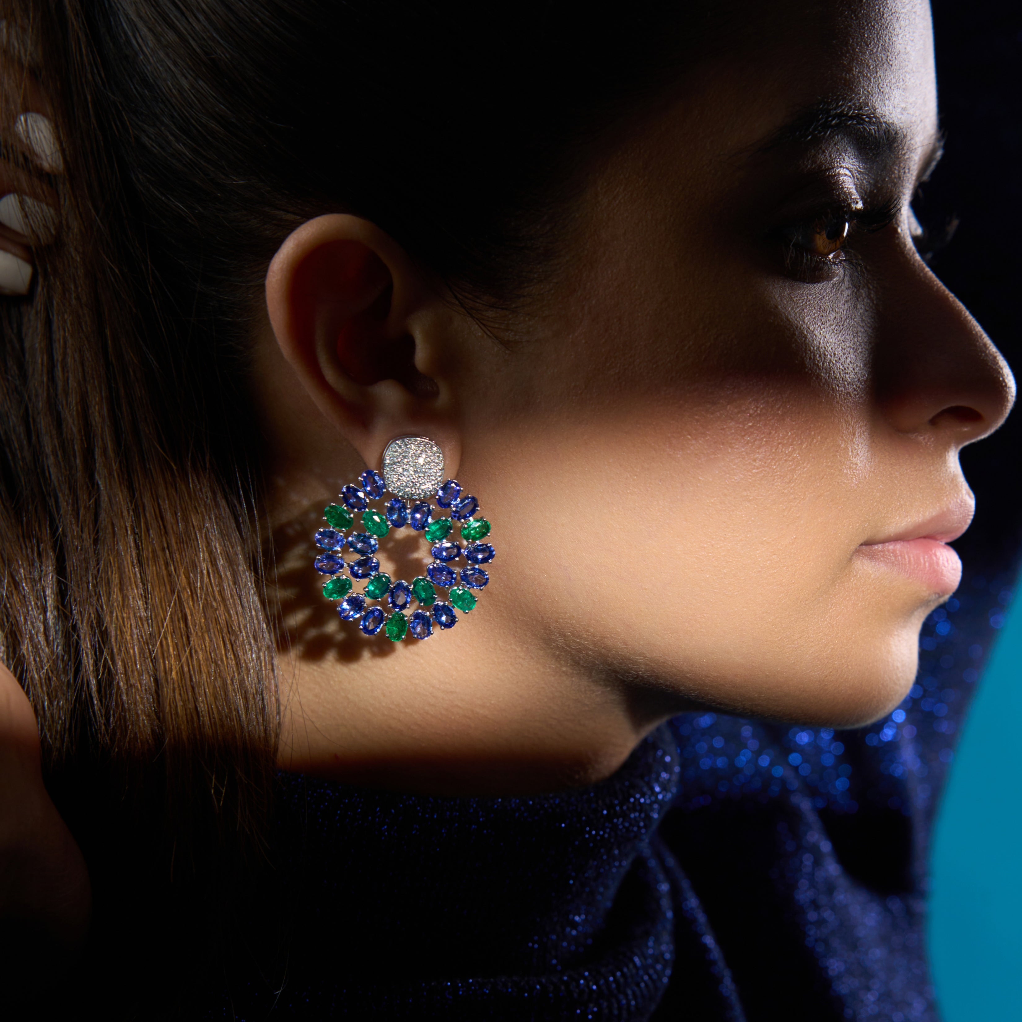 Azure Ear Rings