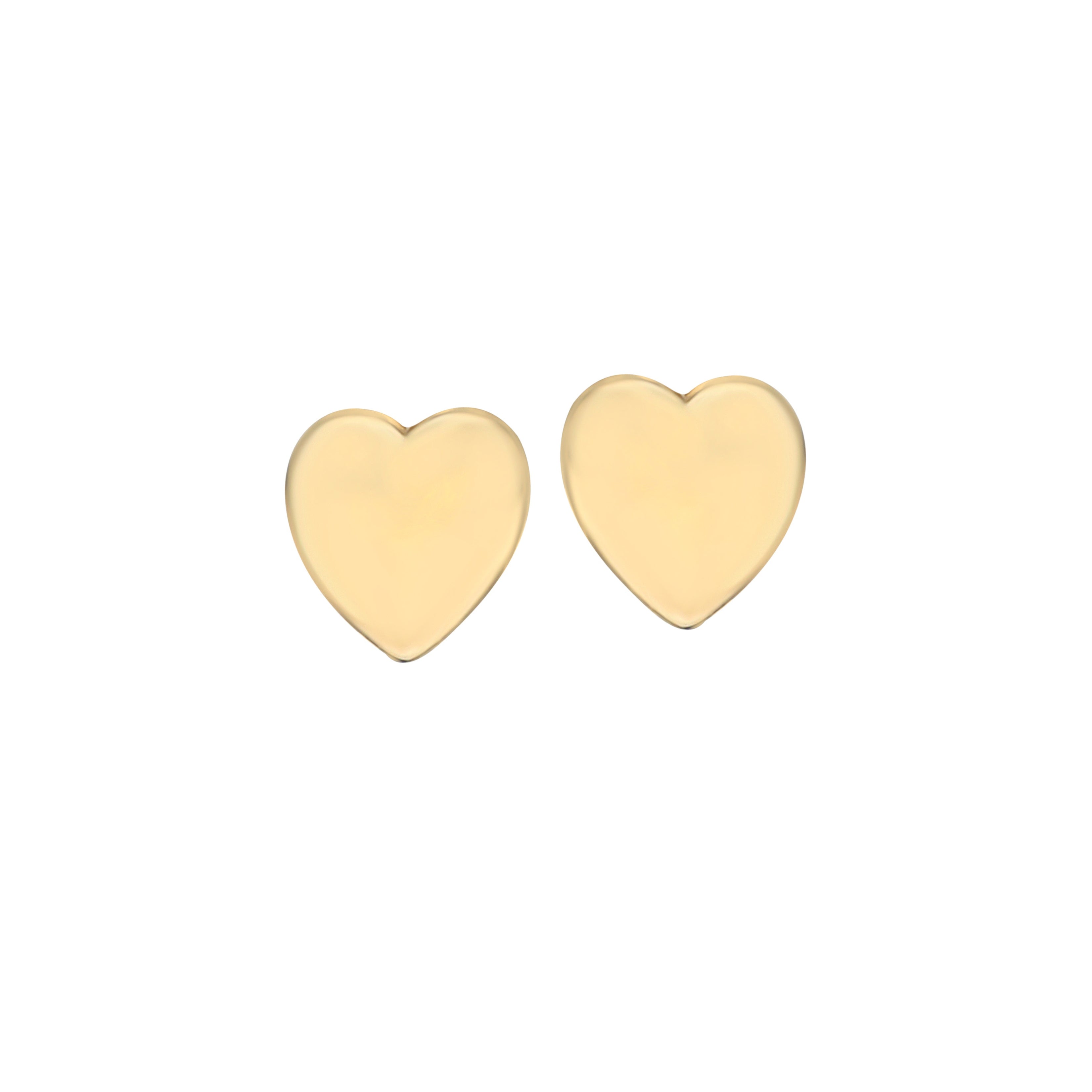 Baby Gold Heart Studs