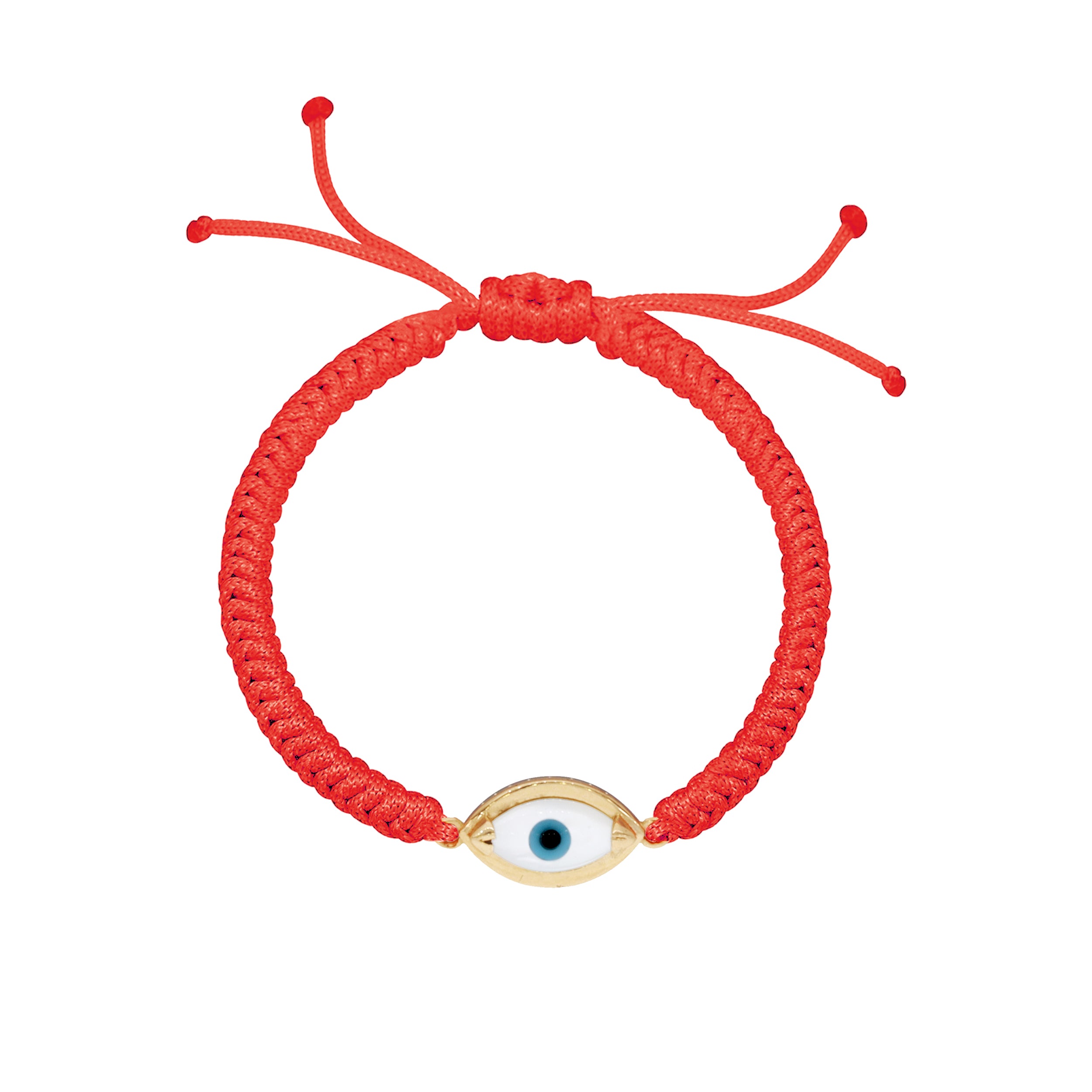 Baby Evil Eye Cord Bracelet – KAJ Fine Jewellery - Main Image