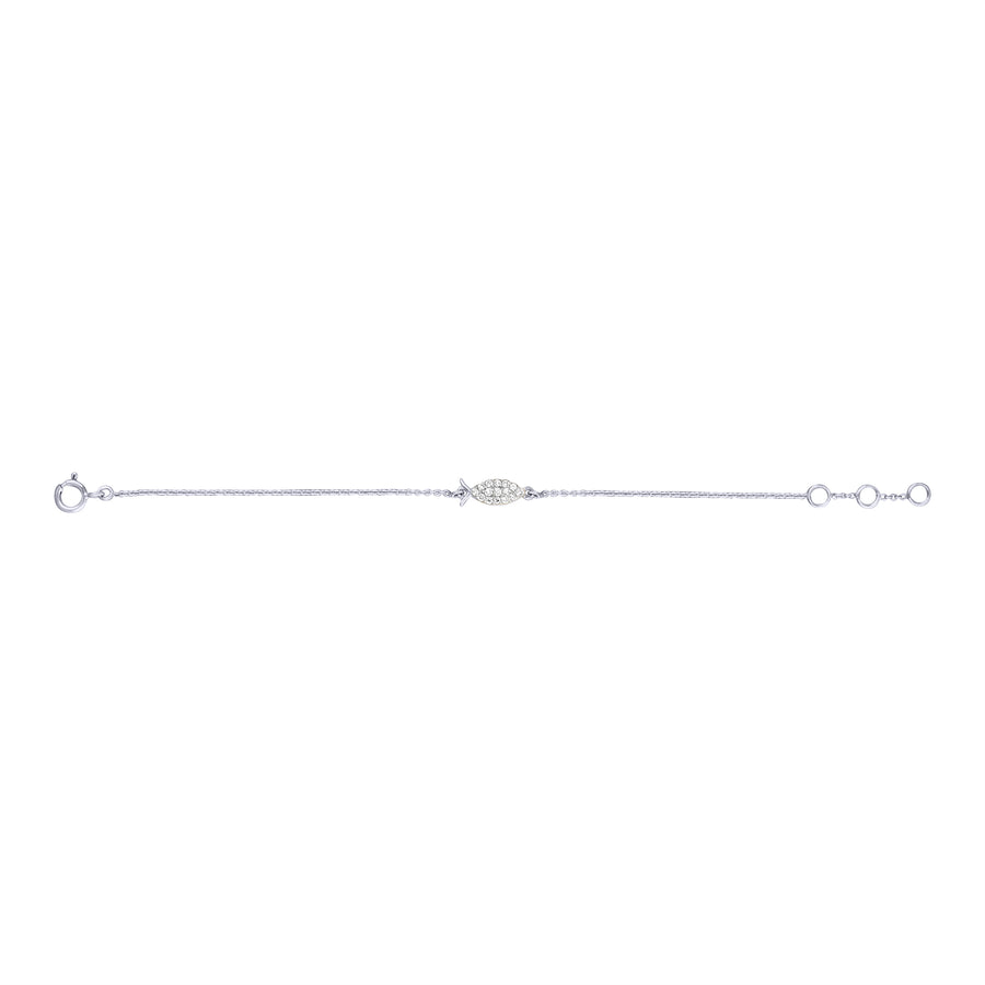 Baby Diamond Fish Chain Bracelet – KAJ Fine Jewellery