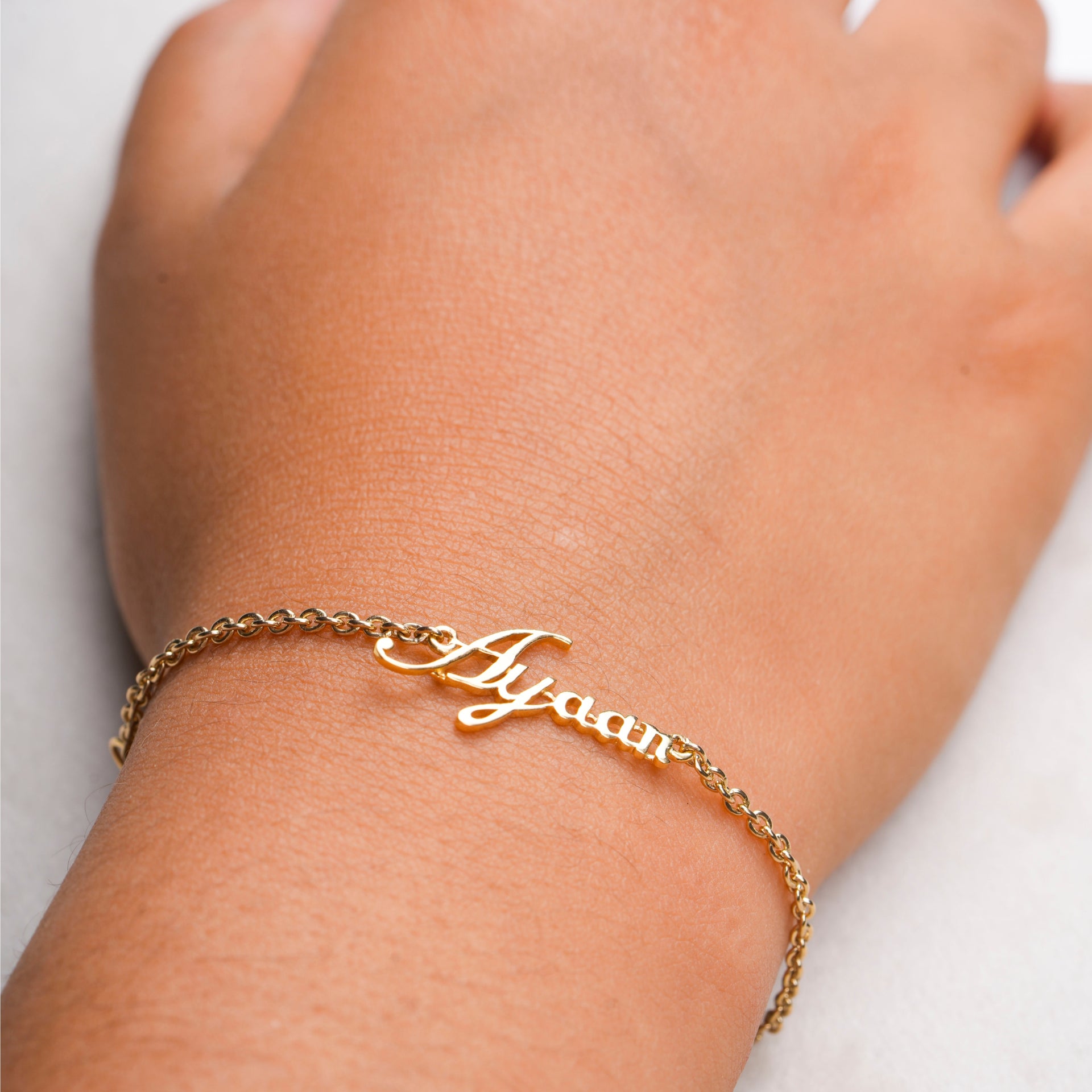 Buy Kaj Fine Jewellery Baby Personalised Name Chain Bracelet