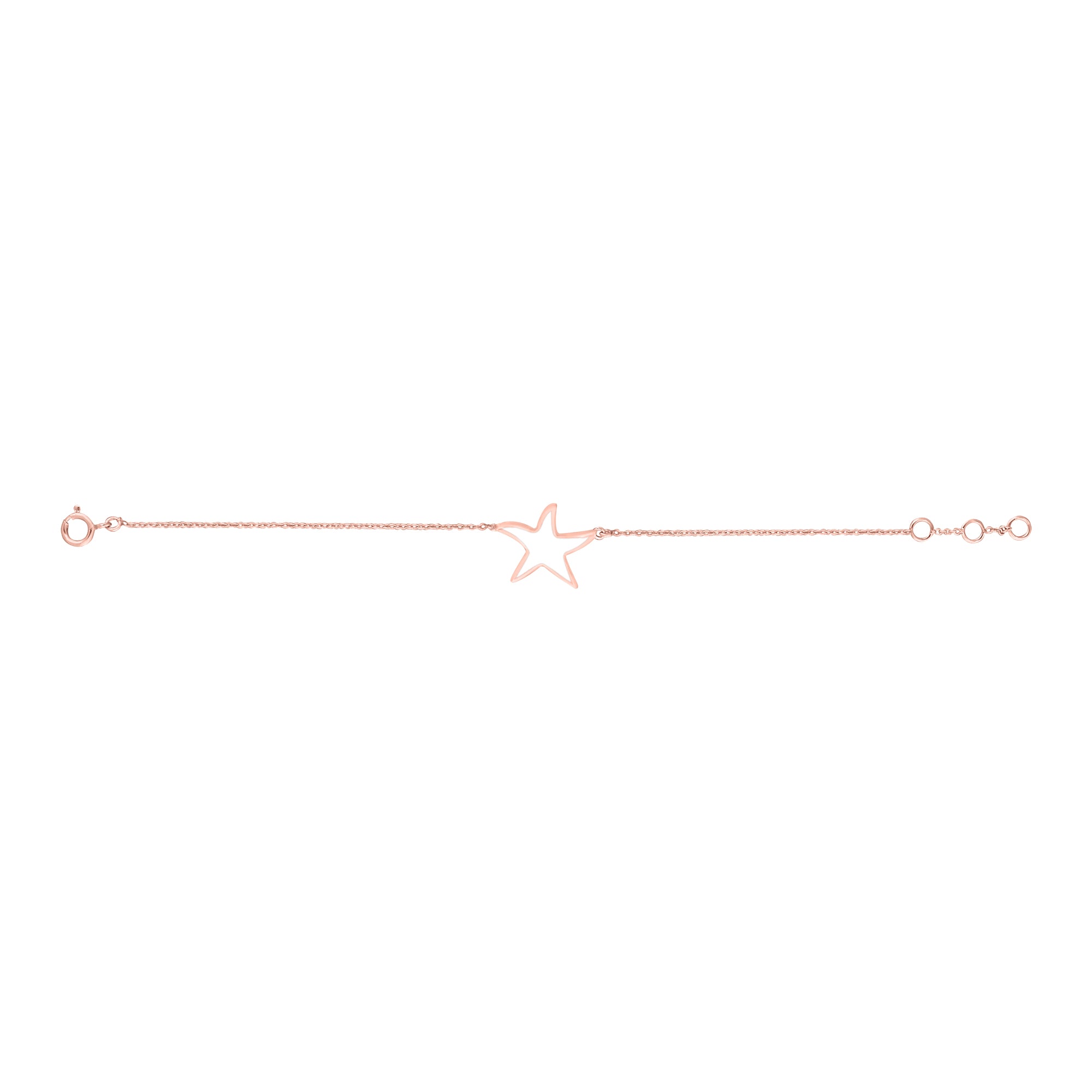 Baby Star Enamel Chain Bracelet