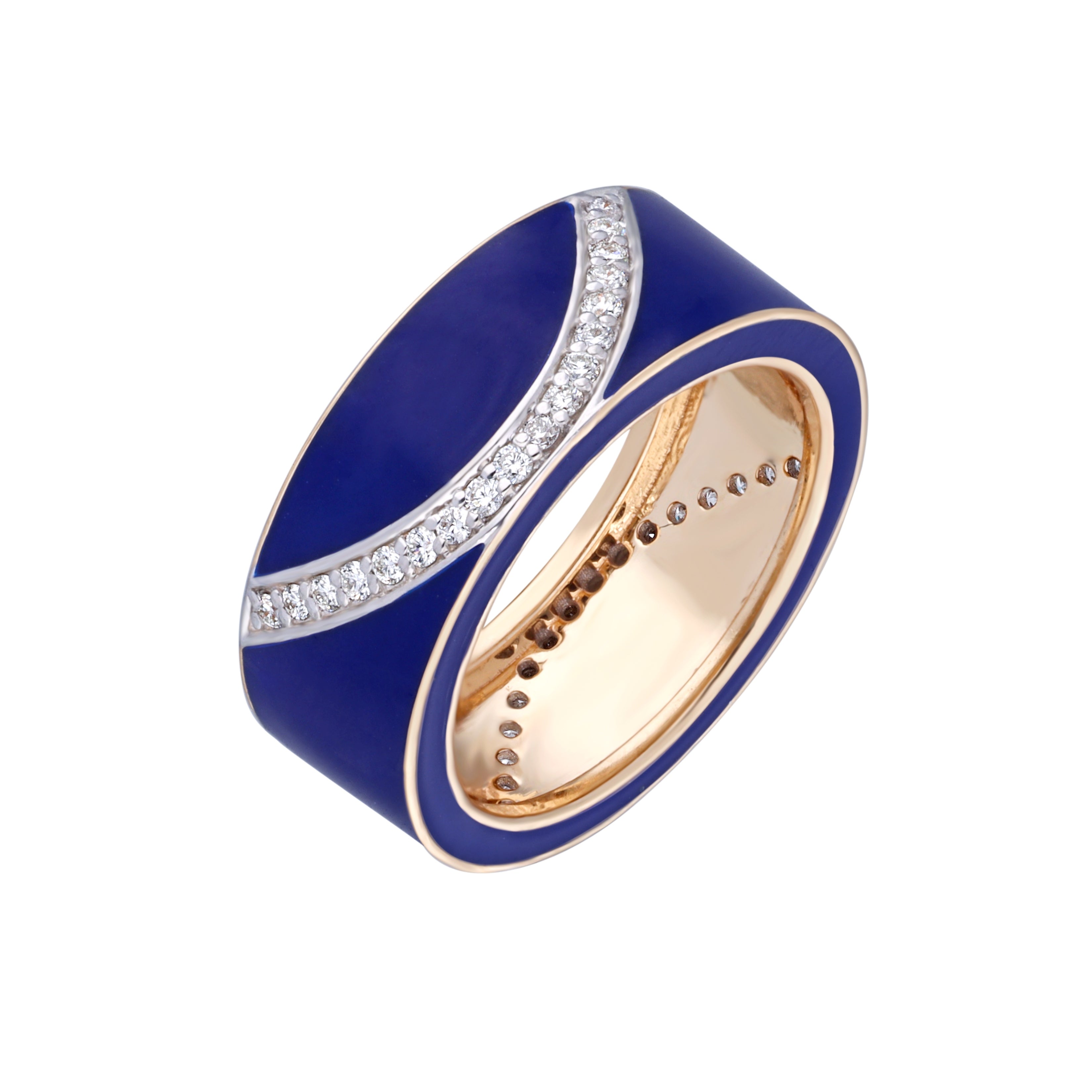 Enamel Finish Rings Modern Enamel – KAJ Fine Jewellery