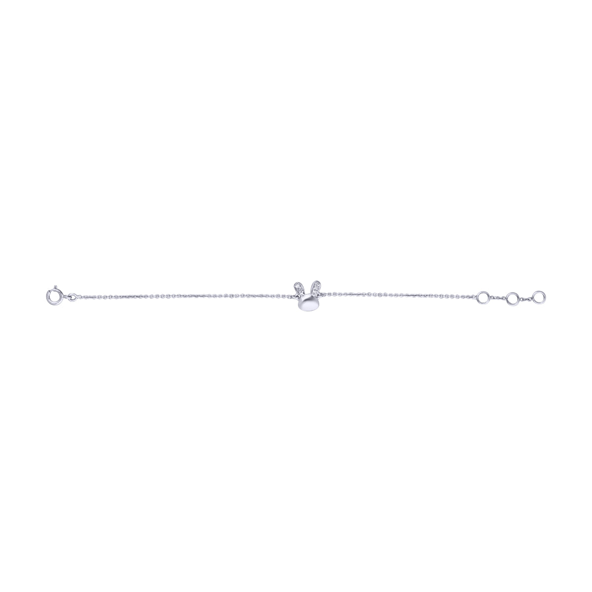 Baby Bunny Diamond Chain Bracelet