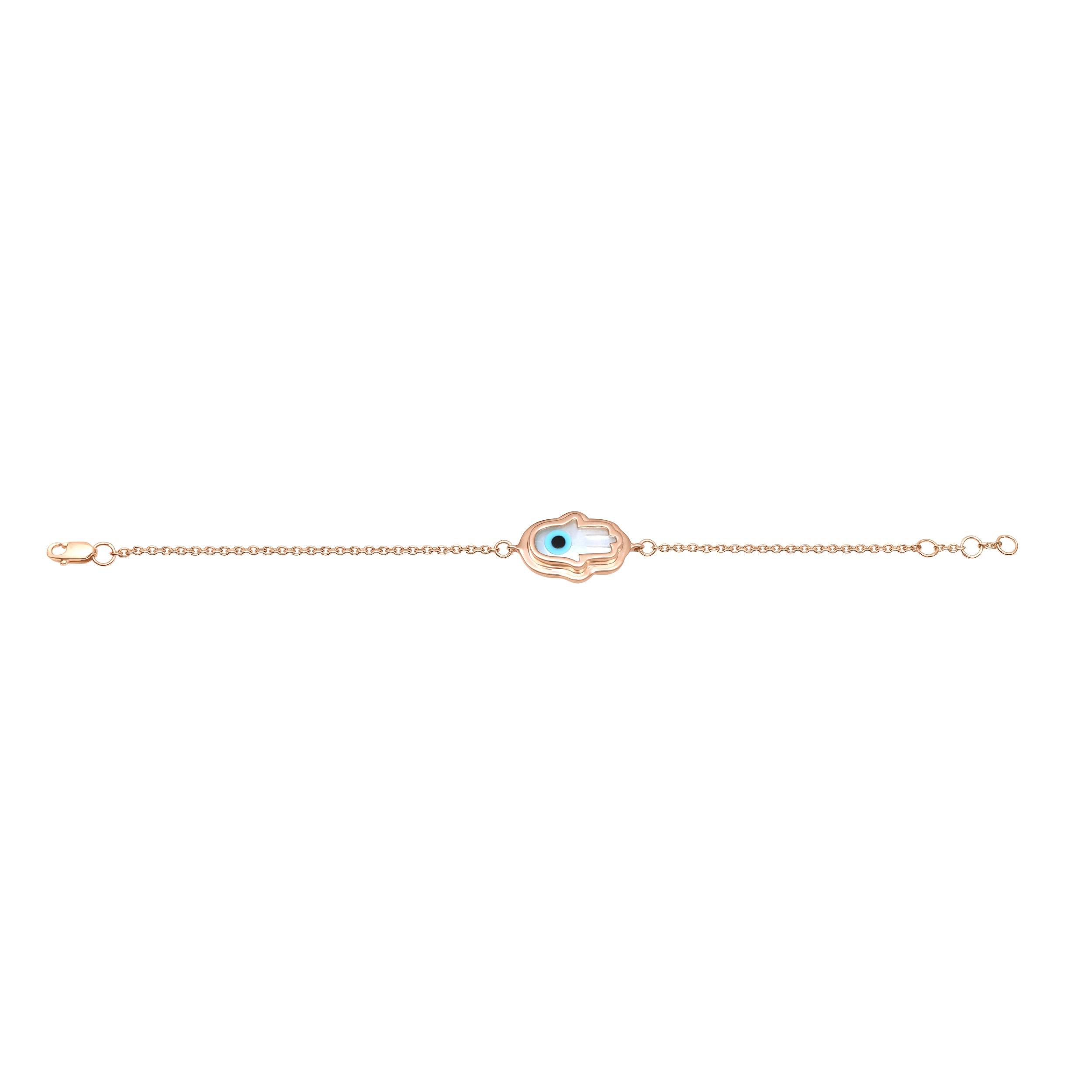 Hamsa Hand Evil Eye Diamond Bracelet Online | STAC Fine Jewellery