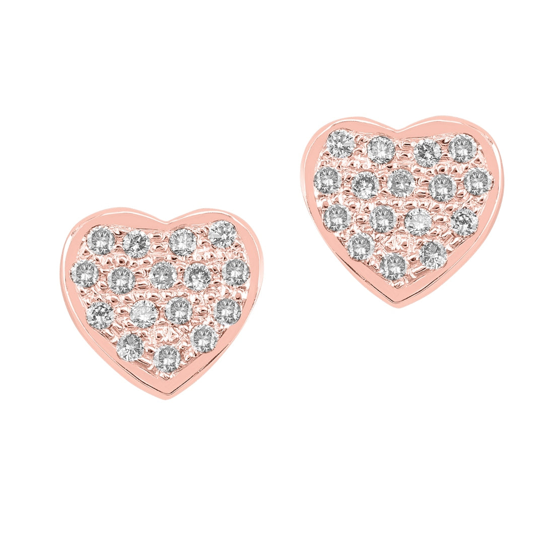 TIMELESS HEART STUD EARRINGS – Silvermist Jewelry