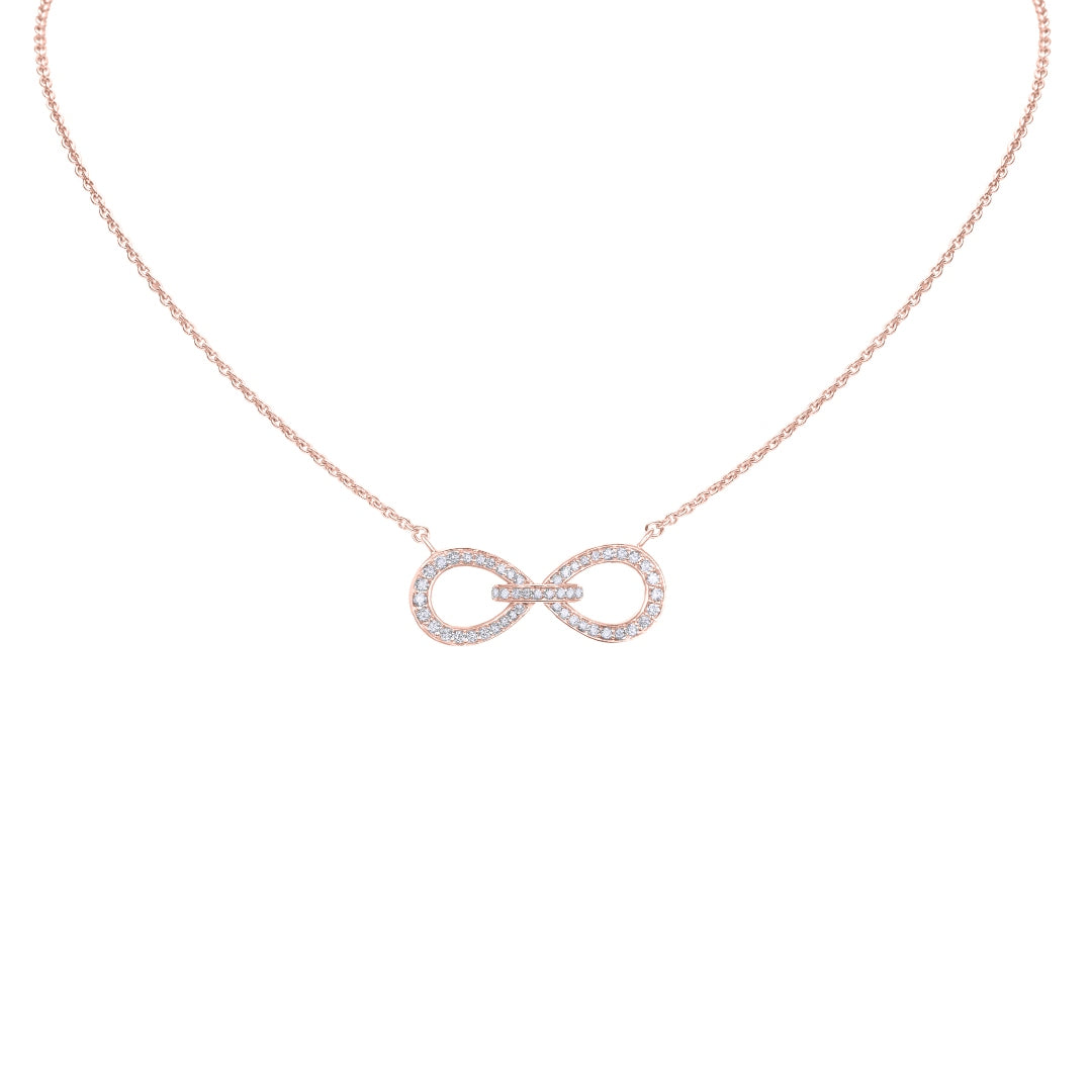Infinity Diamond Chain Pendant