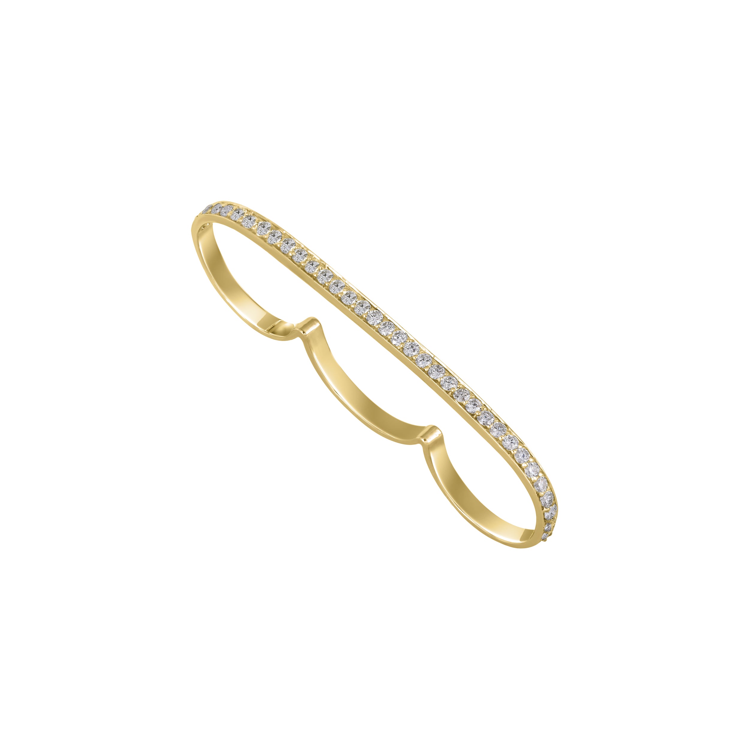 SLOANE 3 FINGER RING SILVER – Julia Vaughn