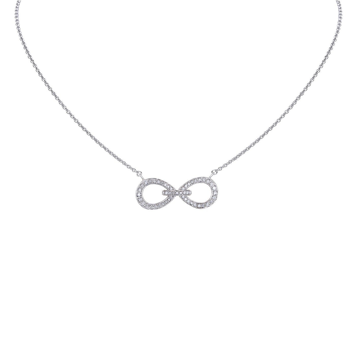 Infinity Diamond Chain Pendant