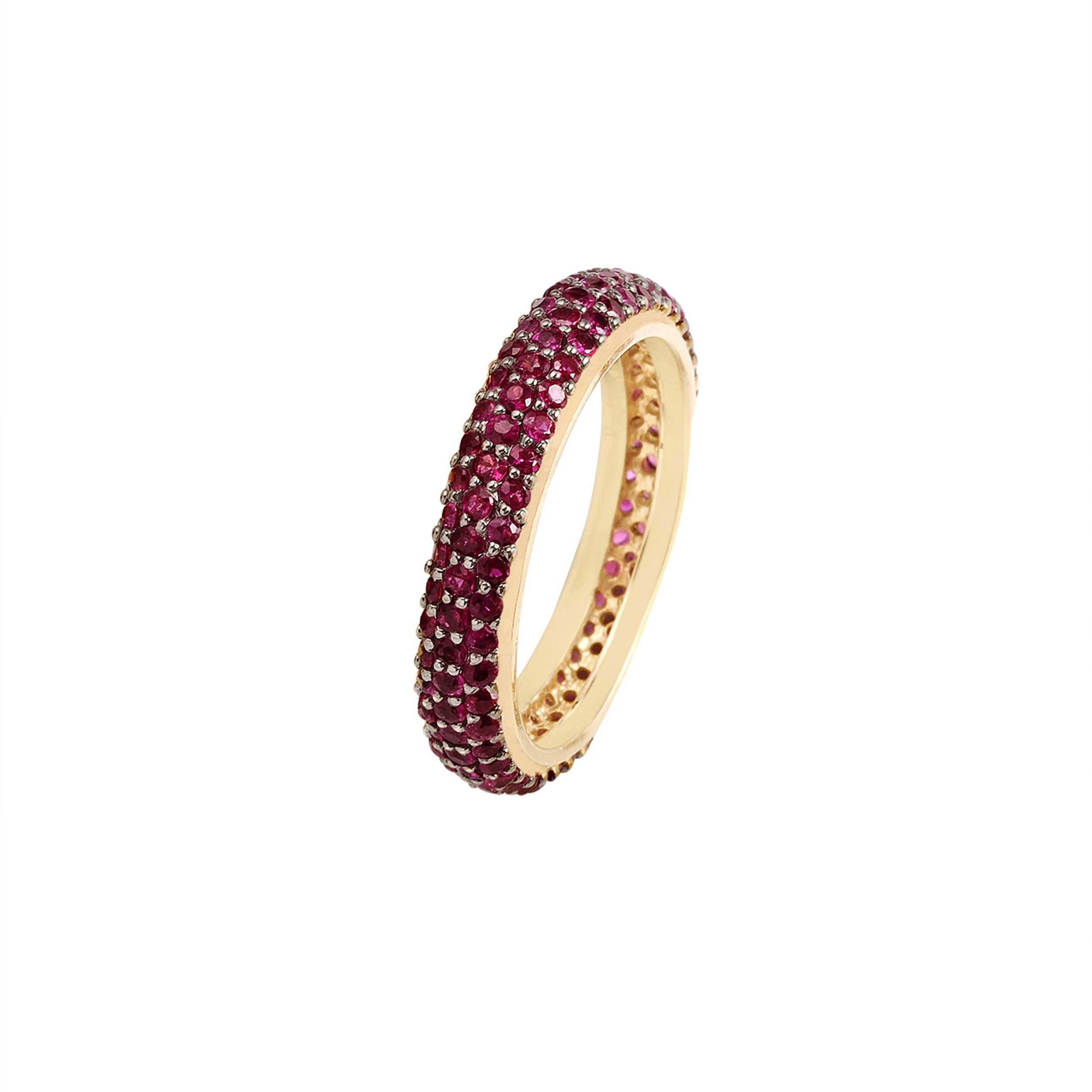 Ruby Stackable Classic Ring