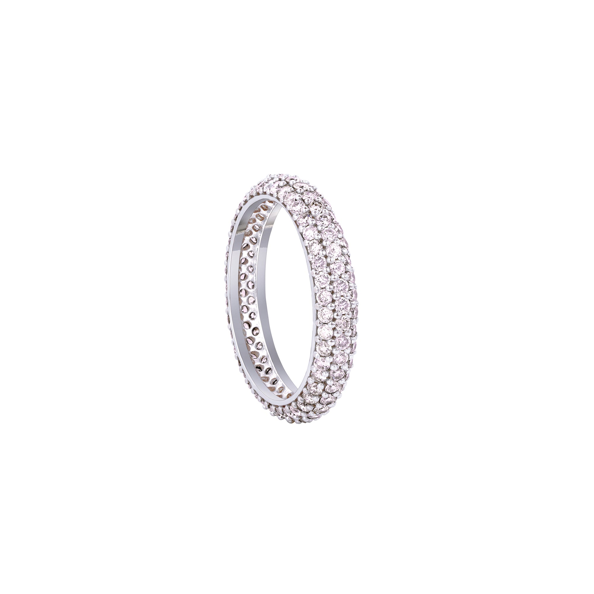 Diamond Stackable Classic Midi Ring