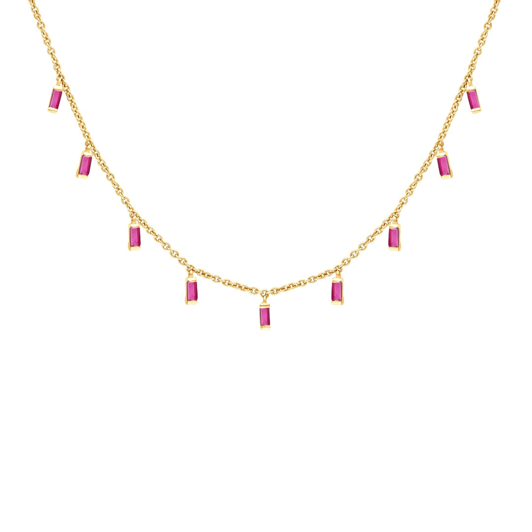 Ruby Collar Necklace
