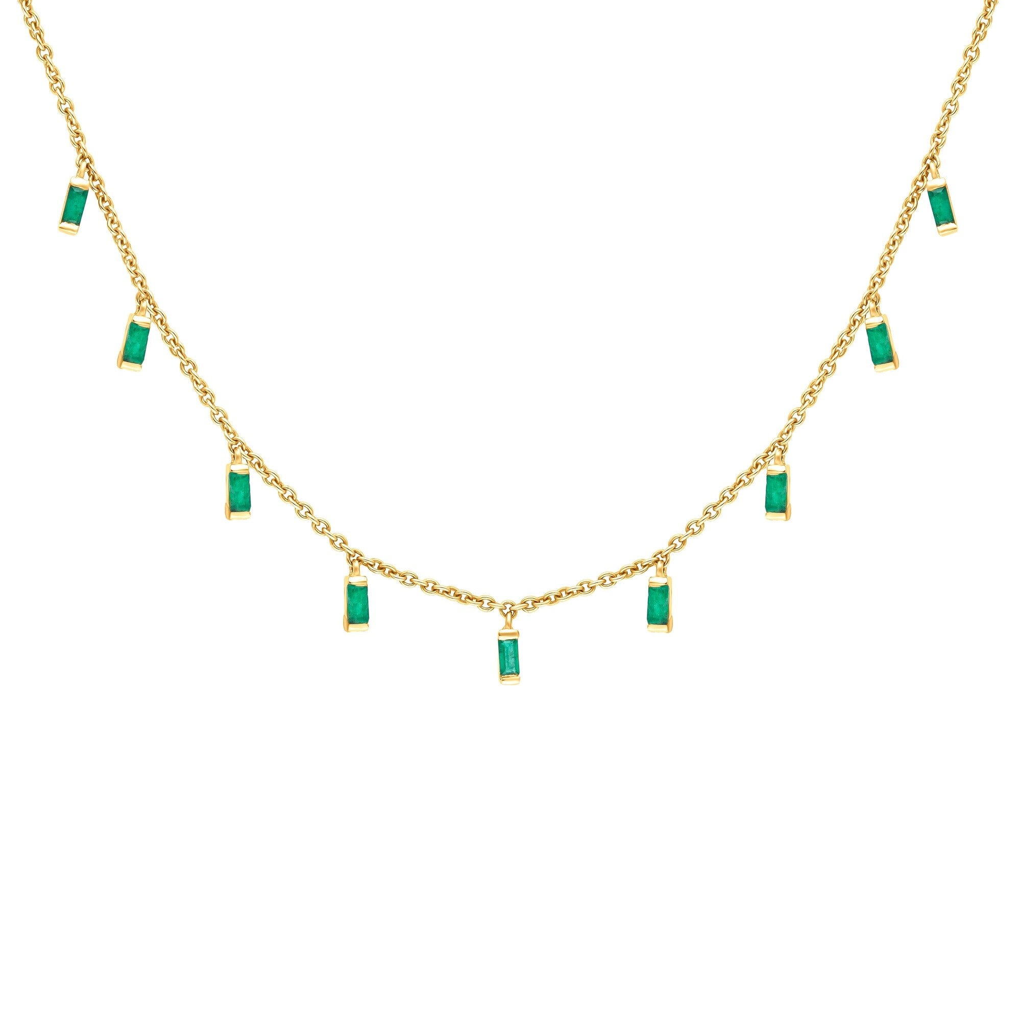 Emerald Collar Necklace