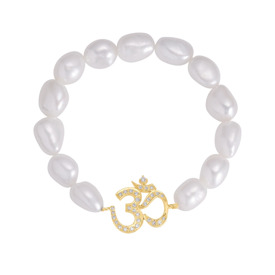 Drop Shape Freshwater White Pearl Bracelet – Mangatrai Gems & Jewels Pvt Ltd